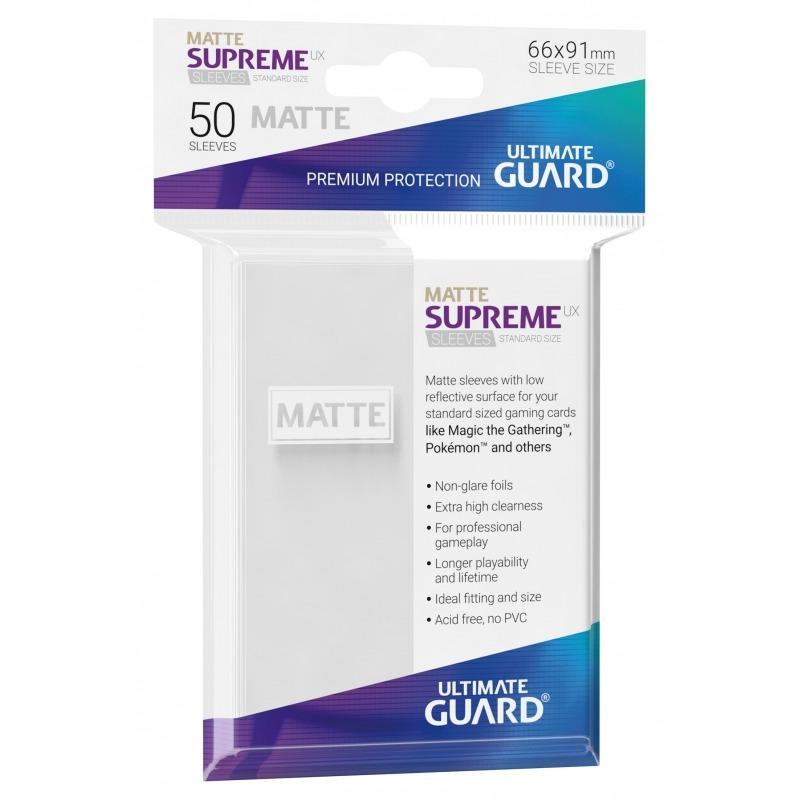 Supreme UX Matte Sleeves Standard Size 50-Count