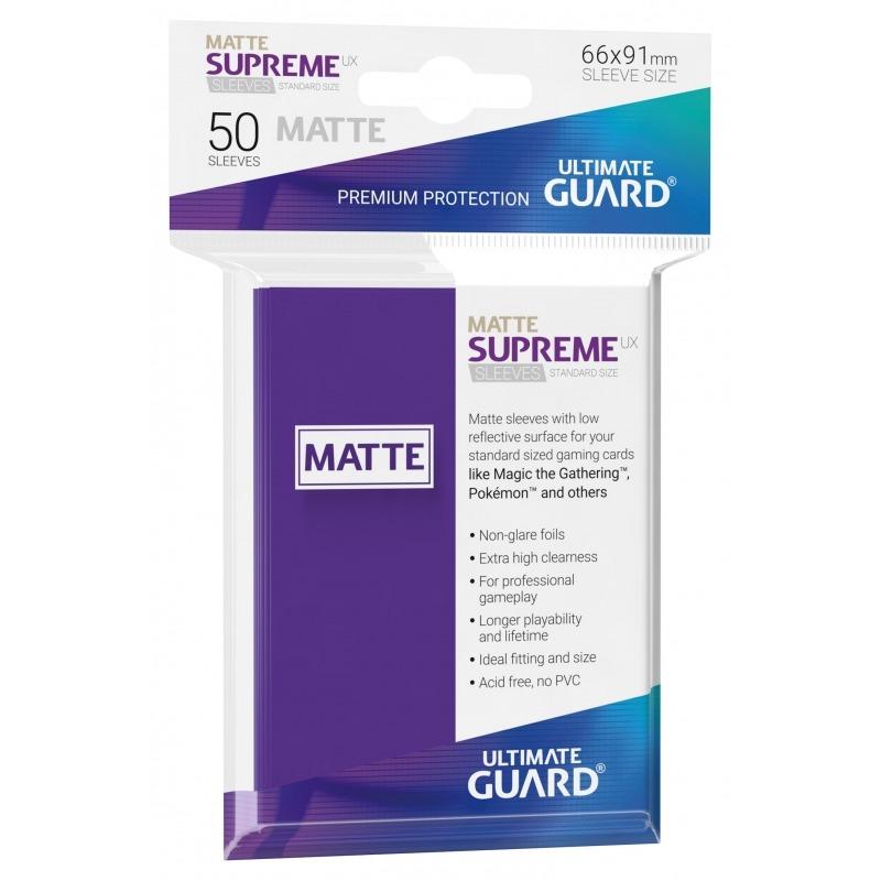 Supreme UX Matte Sleeves Standard Size 50-Count