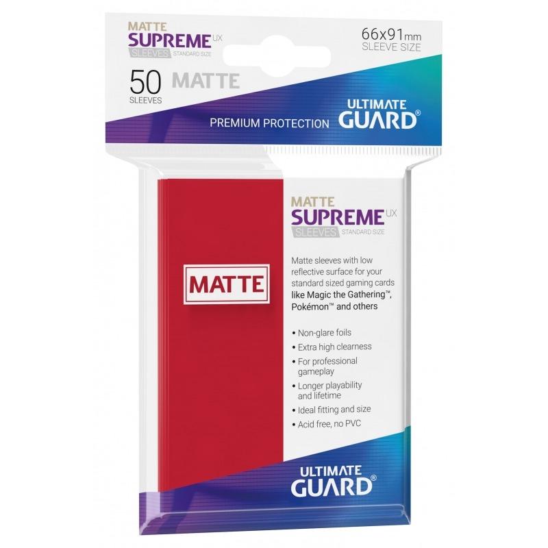 Supreme UX Matte Sleeves Standard Size 50-Count