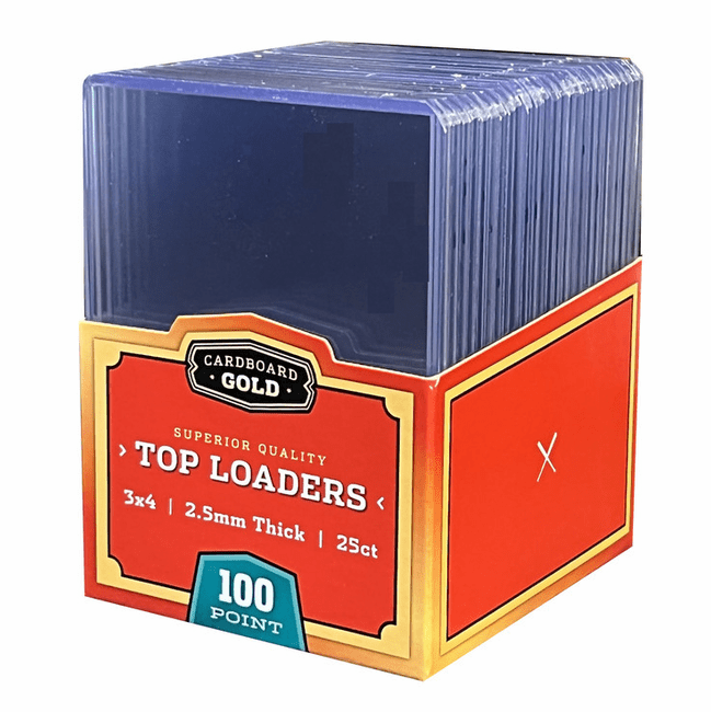 Cardboard Gold Top Loaders - 100 Pt