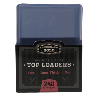 Cardboard Gold Top Loaders - 240 Pt