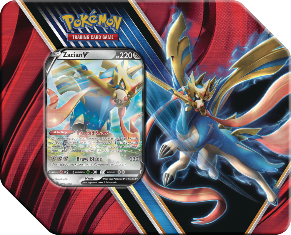 Pokemon Legends of Galar Tin (Zacian)